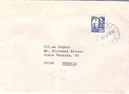 1993-annullo Nave Vespucci Poste Italiane Su Busta Affrancata Con L.750 Castello - 1991-00: Marcophilia