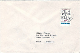 1993-annullo Nave Vespucci Poste Italiane Su Busta Affrancata Con L.750 Giornata - 1991-00: Marcofilie