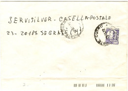 1992-busta Affrancata Con L.750 Castello Venafro Bobina Isolato Diretta A Casell - 1991-00: Poststempel