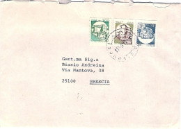 1993-annullo Nave Vespucci Poste Italiane Su Busta Affrancata Con Valori Della S - 1991-00: Poststempel
