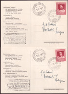 1957-BOLOGNA MOSTRA FILATELICA NUMISMATICA BOPHILEX (1.12) Annullo Speciale Su 3 - Ausstellungen
