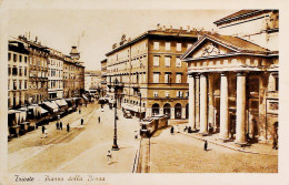 1942-Trieste Piazza Della Borsa,bollo Posto Ristoro Per Soldati Sulo Trieste - Trieste