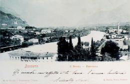 1903-Bassano Il Brenta Panorama, Viaggiata - Vicenza