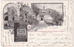 1900-cartolina San Damiano Ricordo Illustrata Dell'invenzione Del Corpo Di Santa - Perugia
