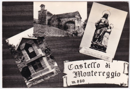 1961-cartolina Castello Di Montereggio Massa Carrara (tre Vedute) Viaggiata,rifi - Carrara