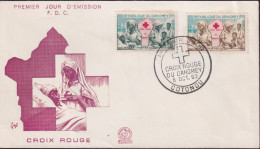 1962-Dahomey Croce Rossa Nazion. Serie Cpl. (175/8) Due Fdc - Benin - Dahomey (1960-...)