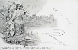 1899-emessa Per Il VII^ Centenario Della Fondazione Di Castel Franco Veneto Viag - Treviso