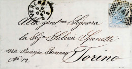 1867-20c.DLR Su Piego Con Scritto - Storia Postale