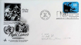 1970-NAZIONI UNITE Lotta Contro Il Cancro Serie Cpl 2 Fdc - Other & Unclassified