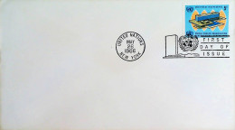 1966-NAZIONI UNITE Nuova Sede O.M.S. Serie Cpl 2 Fdc - Sonstige & Ohne Zuordnung