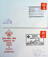 1970-GRAN BRETAGNA 3 Ann. Spec. Soggetto SCOUT Su 3 Buste - Lettres & Documents