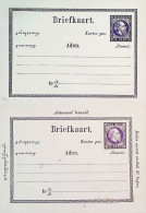 1910circa-Indie Olandesi CP C.5 E CPRP C.5+5 Nuove - Netherlands Indies