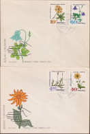 1967-POLONIA Protezione Natura Serie Cpl. (1625/9) Tre Fdc - FDC