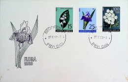 1963-Jugoslavia Fiori Piante Medicinali Serie Cpl. (1224/9) Due Fdc - Covers & Documents