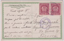 1919-Austria Der Traum Des Reservisten Viaggiata - Lettres & Documents