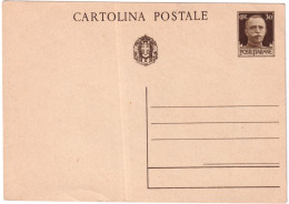 1932-cartolina Postale 30c.Imperiale Cat.Filagrano C 80 - Stamped Stationery