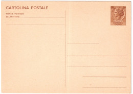 1966-cartolina Postale L.30 Bruno Giallo Siracusana Cat.Filagrano C 167 - Entiers Postaux