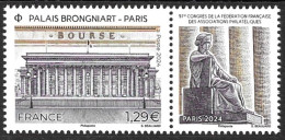 FRANCE 2024 - Palais BRONGNIART - Paris, 97e Congrès De La FFAP - Neuf ** - Unused Stamps