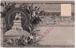 1896-cartolina Commissione Privata Vittorio Emanuele II Inaugurazione Del Momume - Ganzsachen