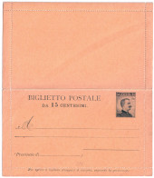 1919-Biglietto Postale 15c.Repetati Nero Su Giallo Cat.Filagrano B 13 - Ganzsachen