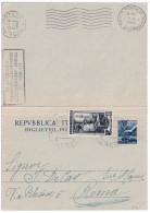 1951-biglietto Postale L.20 + L.5 Lavoro Viaggiato,annullo A Targhetta In Arrivo - Stamped Stationery