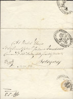 1847-lettera Della Guardia Civica Di Bologna Indirizzata Al Comandante Del 3 Bat - 1. ...-1850 Prephilately