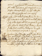 1738-Pieve Di Bono (Trento) Fede Di Sanita' Interamente Scritta A Mano,doppio Fo - Historical Documents