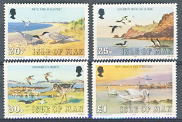 1983-Isola Di Man (MNH=**) S.16v."Uccelli Marini" - Man (Insel)