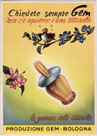 1950circa-"Chiedete Sempre Gem, La Gemma Delle Tettarelle" Cartolina Non Viaggia - Advertising