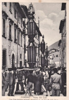 1949-Gubbio Festa Dei Ceri, I Tre Ceri Durante La Sosta Meridiana In Via Savelli - Perugia