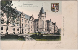 1901-Bayern Regensburg Furstl.Thurn U. Taxis Scholoss Viaggiata - Regensburg