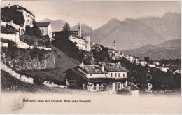 1920circa-Belluno Visto Dal Torrente Ardo Colle Dolomiti - Belluno