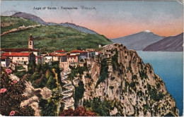 1924-Lago Di Garda Tremosine Brescia Con Annullo Di Macugnano Verona - Brescia