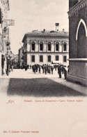 1900circa-Asti Palazzo Cassa Di Risparmio E Corso V.Alfieri - Alessandria