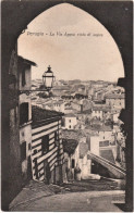 1940circa-Perugia La Via Appia Vista Di Sopra, Cartoline Hanno Spedita - Perugia