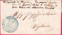 1860-lettera Con Bollo Municipale Verdastro Di Adrara S.Martino - Zonder Classificatie