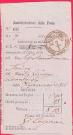 1861-articolo Di Danaro Con Annullo C3 Pontevico 7.1 - Poststempel