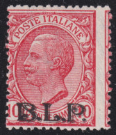 1923-Italia (MNH=**) BLP 10c. Con Soprastampa Litografica Del II° Tipo, Certific - Mint/hinged