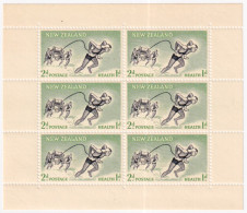 1957-Nuova Zelanda (MNH=**) Due Foglietti S.12v."sanità Squadre Di Soccorso"cata - Sonstige & Ohne Zuordnung