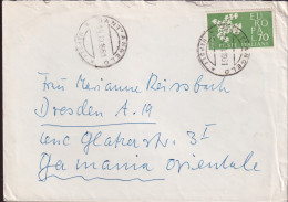 1961-EUROPA Lire 70 (933) Isolato Su Busta Sant'Angelo (19.10) Per La Germania O - 1961-70: Poststempel