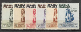 Italien/Kolonien - Somalia - Selt./postfr. Serie Aus 1934 - Michel 197/202! - Somalie