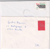 1995-ENTE POSTE I Tre Valori (2133/5) Isolato Su Tre Lettere - 1991-00: Marcofilie