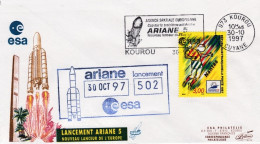 1997-Francia France Cat.Lollini K 861 II^lancement D'Ariane 5 Qui Place Avec Suc - 1961-....