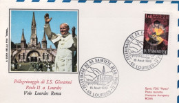 1983-Francia Volo Di Rientro Di S.S.Giovanni Paolo II^ Da Lourdes Dispaccio Aere - 1961-....
