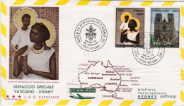 Vaticano-1970  Dispaccio Aereo Straordinario Per Volo Di Giovanni Paolo II^ In A - Airmail