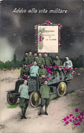 1920ca.-cartolina Militare "addio Alla Vita Militare-W La Classe" - Patriotic