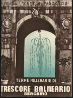 1940-bollettino Pubblicitario Di 14 Pagine Delle Terme Di Crescore Balneario (BG - Advertising