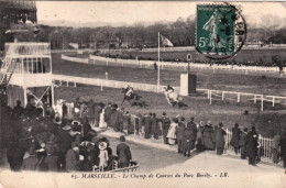 1917-Francia Marseille Le Champ De Courses Du Parc Borely, Viaggiata - Reitsport