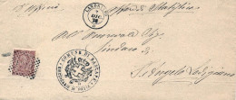 1878-stampato Affrancato 2c.annullo A Punti "Landriano"(pt.5) - Storia Postale