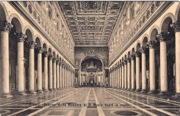 1921-"Roma Interno Basilica S.Paolo"affrancata 5c. (81) - Andere & Zonder Classificatie